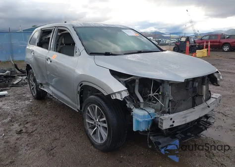 2018 Toyota Highlander Xle from USA, damaged, VIN 5TDJZRFH0JS845909